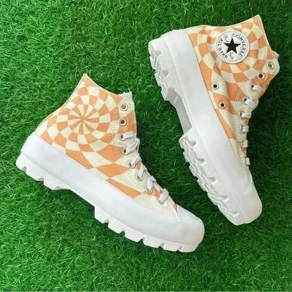 Converse Chuck Taylor All Star Lugged Hi Orange Candy - Picture 6 of 8